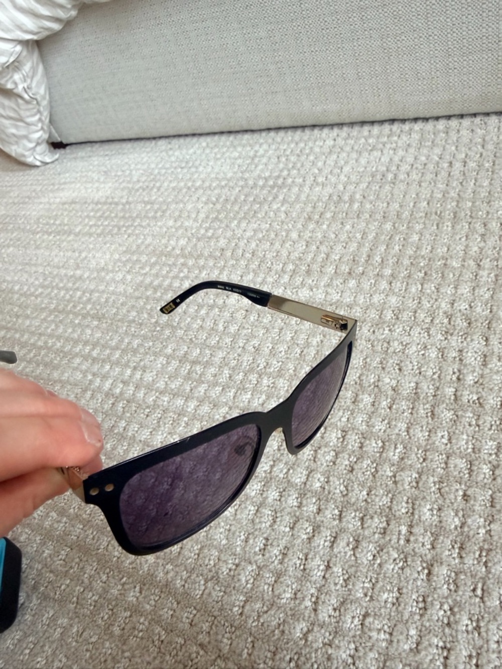 Ted Baker Sunglasses B652, 53mm, Black Metal Frames - Picture 8 of 9